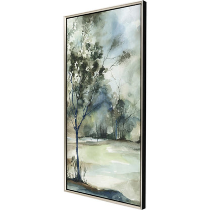 Forest Grove I Silver Floater Frame Print Wall Art