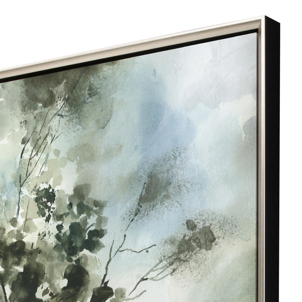 Forest Grove I Silver Floater Frame Print Wall Art — view 3