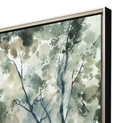 Forest Grove II Silver Floater Frame Print Wall Art