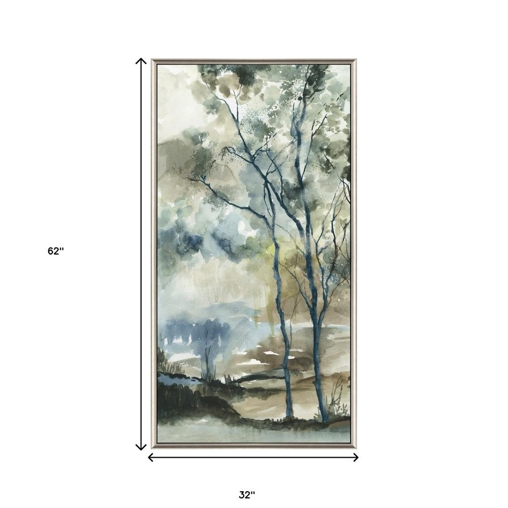 Forest Grove II Silver Floater Frame Print Wall Art — view 4