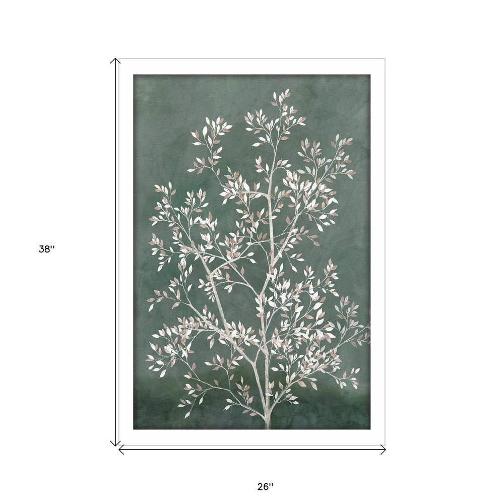 Delicate Tree I White Framed Print Wall Art — view 4