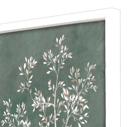Delicate Tree I White Framed Print Wall Art