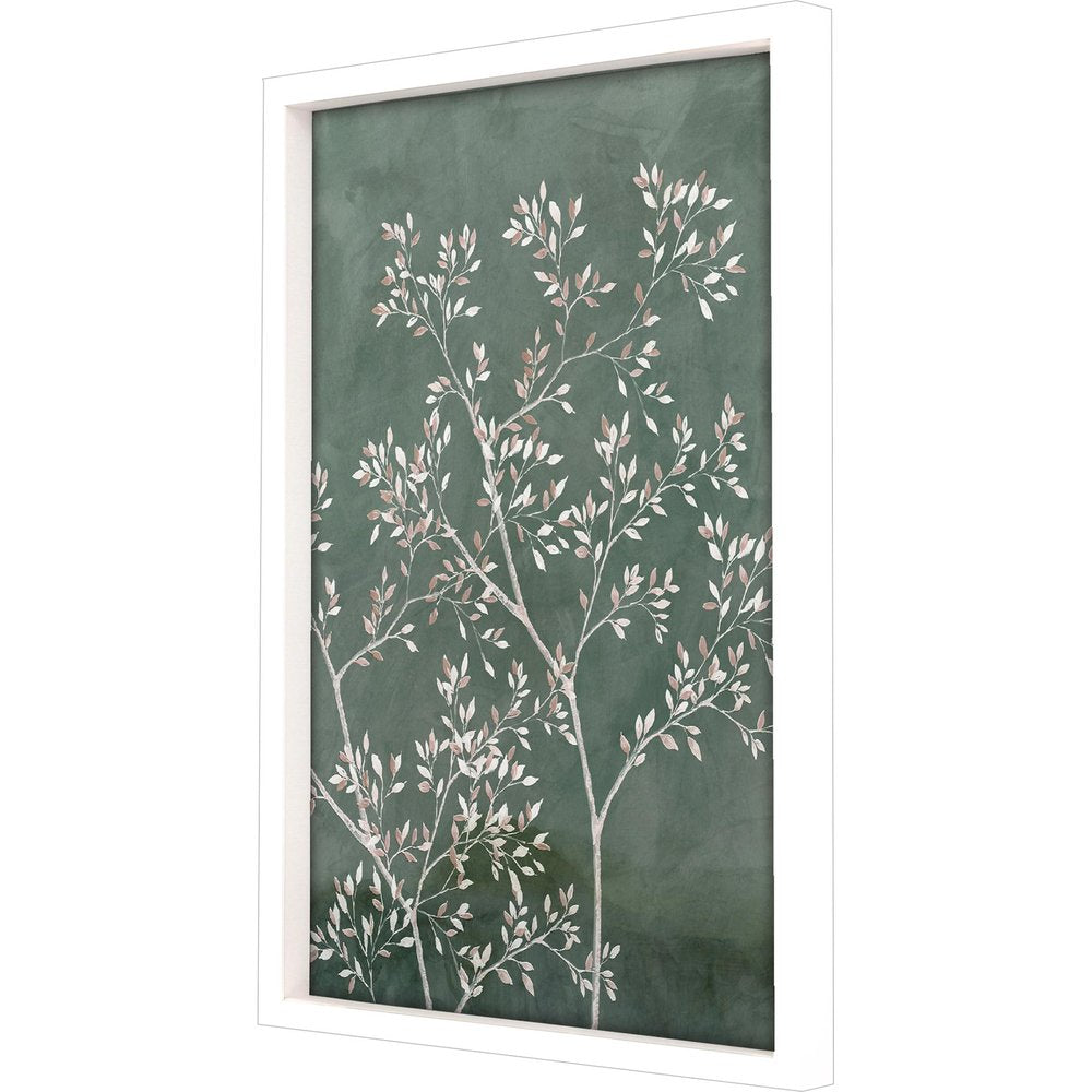 Delicate Tree II White Framed Print Wall Art — view 2