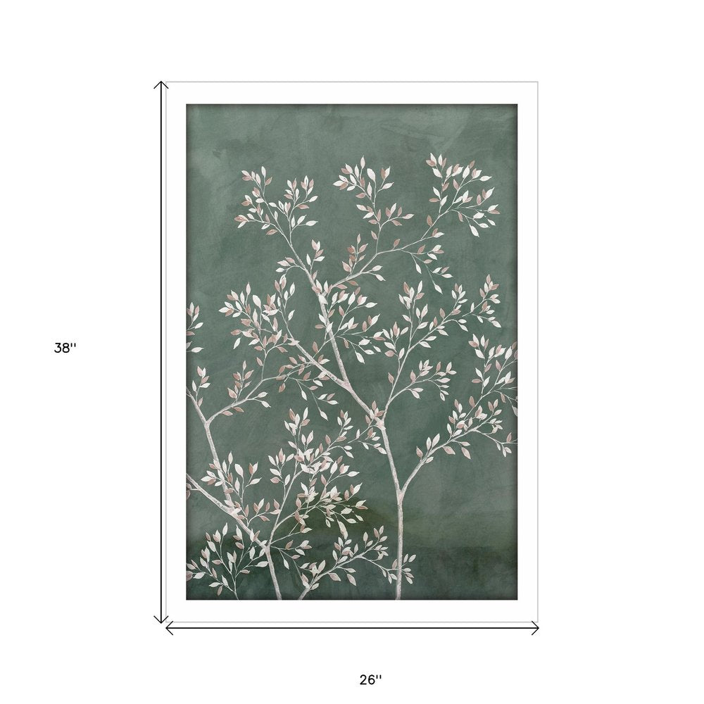 Delicate Tree II White Framed Print Wall Art — view 3