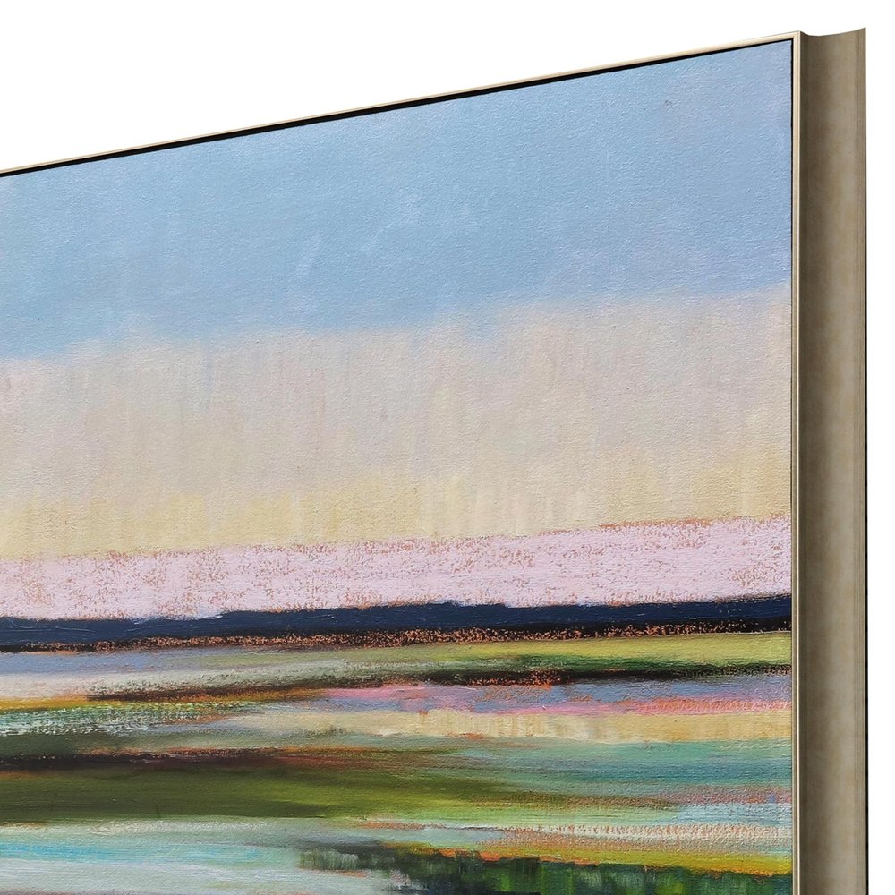 Tidal Waters Gold Framed Print Wall Art — view 3