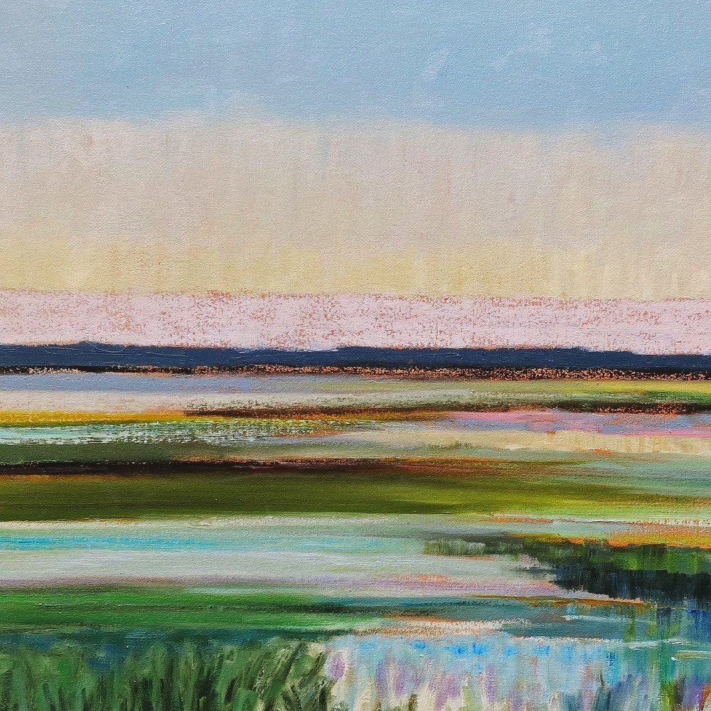 Tidal Waters Gold Framed Print Wall Art — view 5