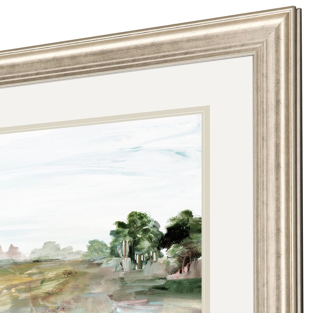 Relaxing View II Silver Framed Print Wall Art — view 4
