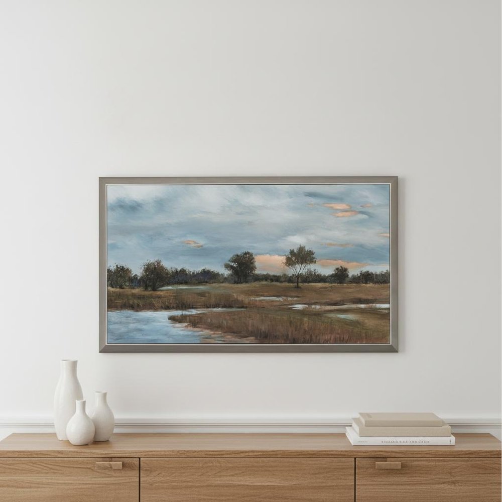 River Walk Silver Framed Print Wall Art — view 5