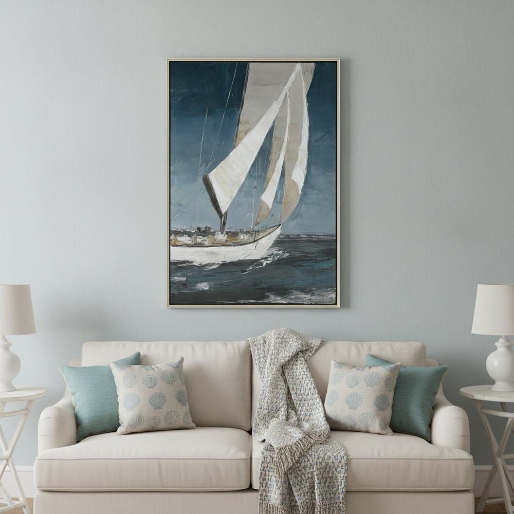 Home Run Silver Floater Frame Print Wall Art — view 5