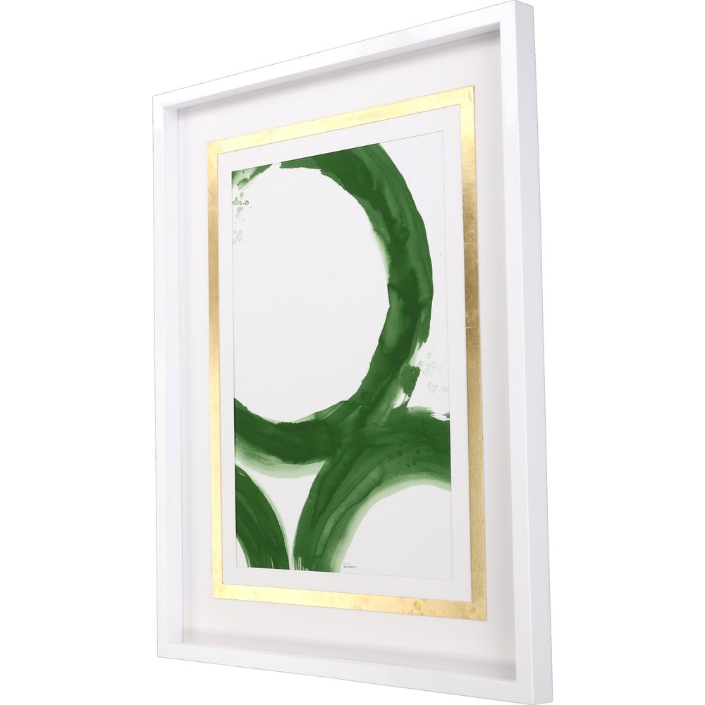 Rings of Water I White Framed Print Wall Art — view 2
