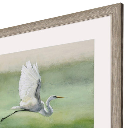 Flight Silver Framed Print Wall Art