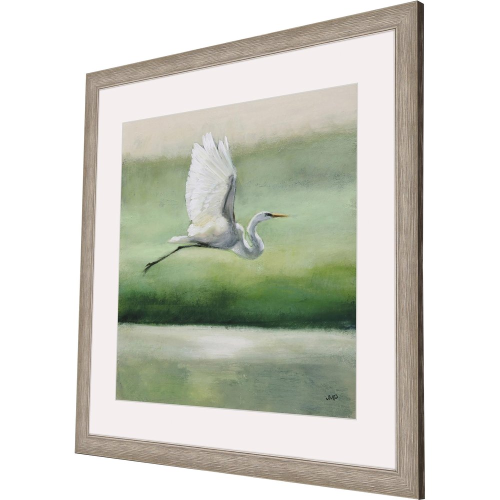 Flight Silver Framed Print Wall Art — view 3