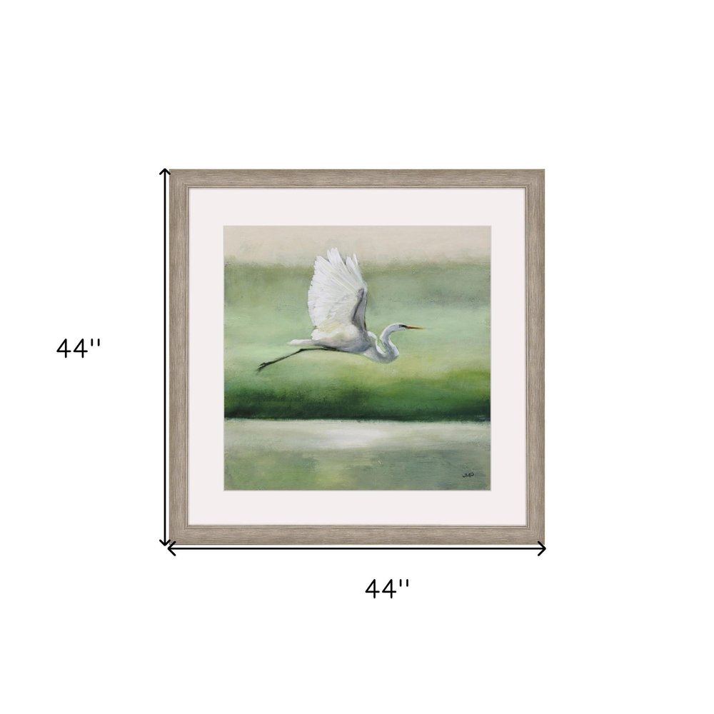 Flight Silver Framed Print Wall Art — view 4