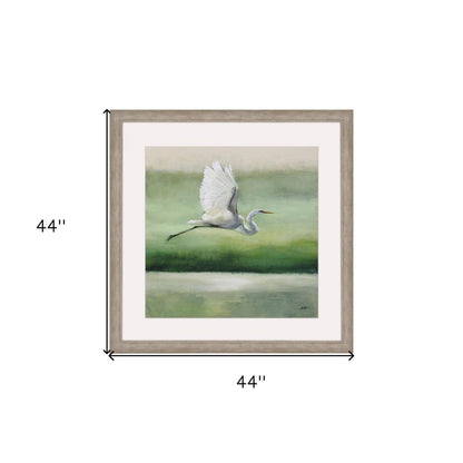 Flight Silver Framed Print Wall Art
