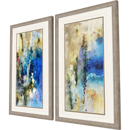 Set Of Two Immerge Silver Framed Print Wall Art