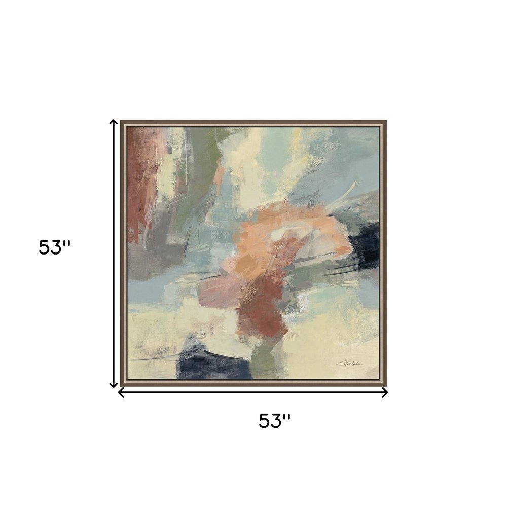 Farm Field Silver Floater Frame Print Wall Art — view 4