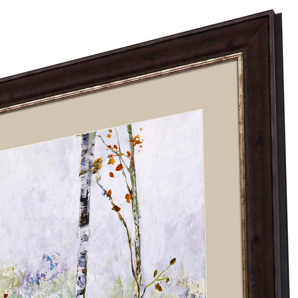 Birch Forest II Brown Framed Print Wall Art — view 2