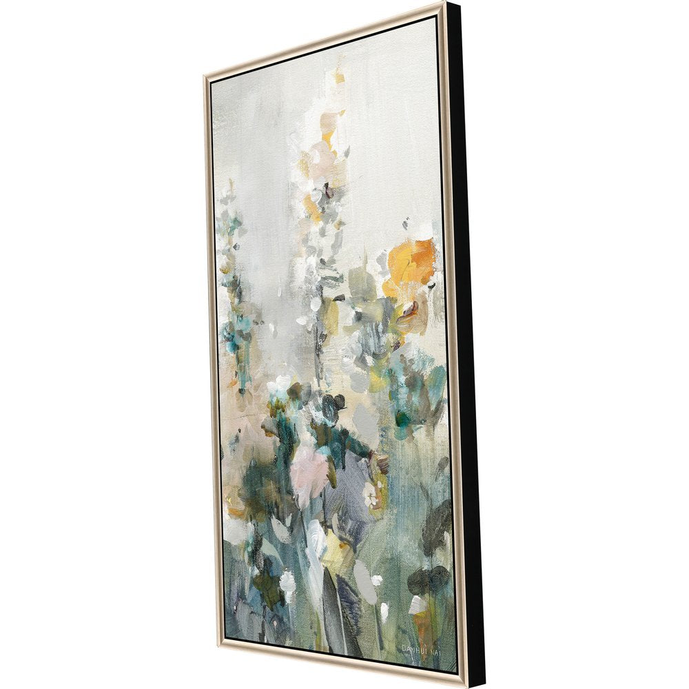 Rustic Garden I Silver Floater Frame Print Wall Art — view 3