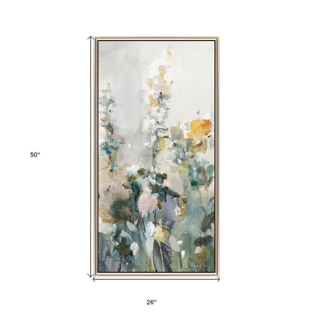 Rustic Garden I Silver Floater Frame Print Wall Art — view 4