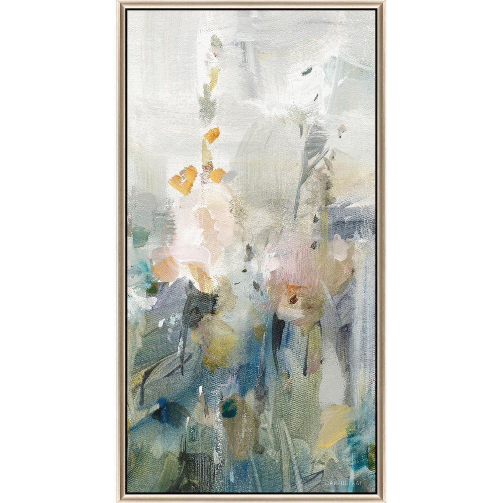 Rustic Garden II Silver Floater Frame Print Wall Art — view 2