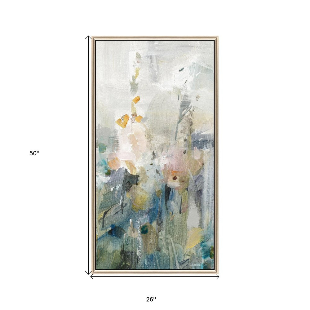Rustic Garden II Silver Floater Frame Print Wall Art