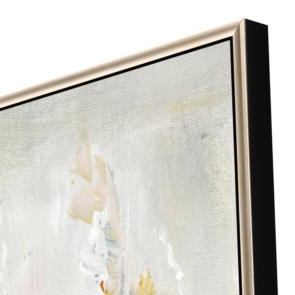 Rustic Garden III Silver Floater Frame Print Wall Art — view 1