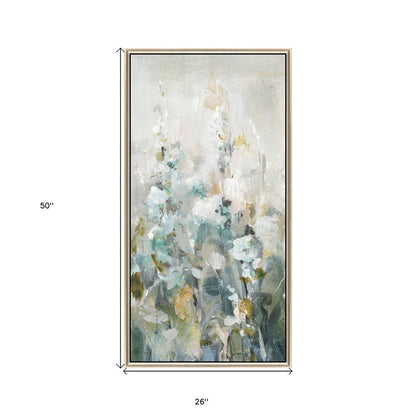 Rustic Garden III Silver Floater Frame Print Wall Art