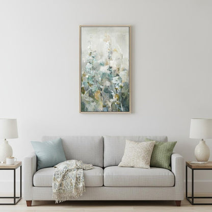 Rustic Garden III Silver Floater Frame Print Wall Art