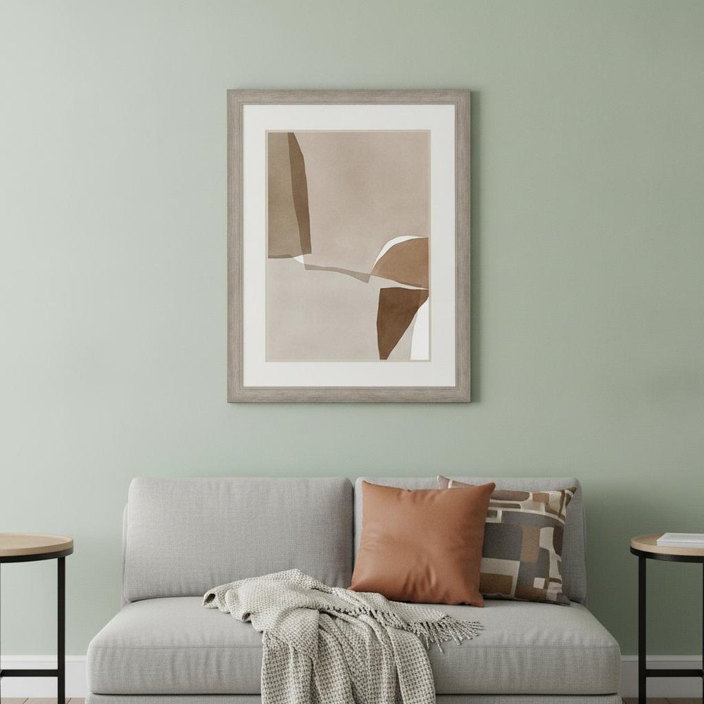 Translucent Harmony Silver Framed Print Wall Art — view 6