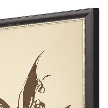 Set Of Four Vintage Line Black Framed Print Wall Art