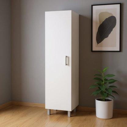 71" White Wood Pantry Or Storage Closet HomeRoots