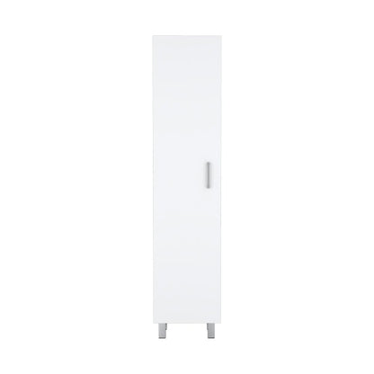 71" White Wood Pantry Or Storage Closet HomeRoots
