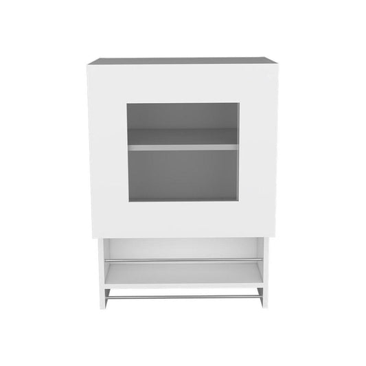 20" White Wall mounted Accent Cabinet With One Shelf HomeRoots
