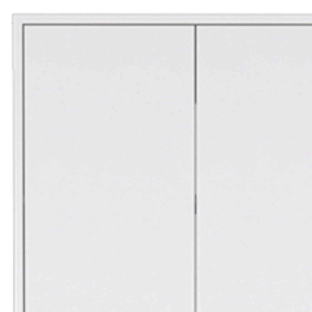 71" White Wood Two Door Pantry Or Storage Closet HomeRoots
