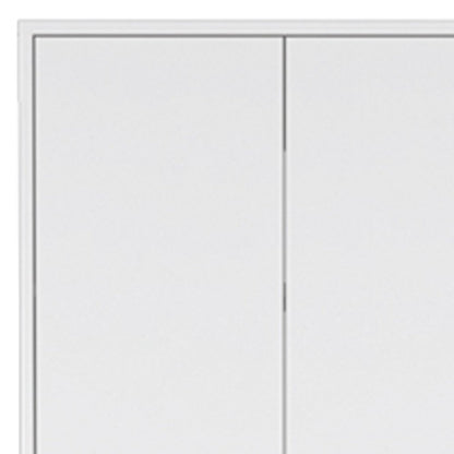 71" White Wood Two Door Pantry Or Storage Closet HomeRoots