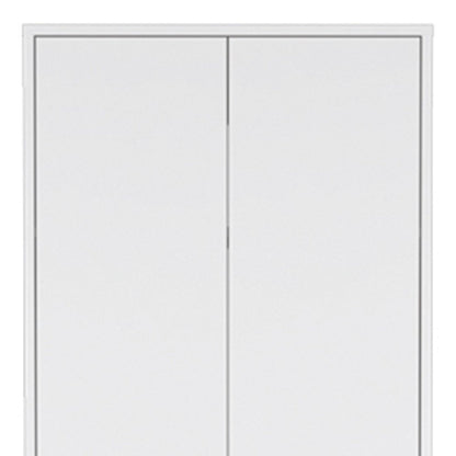 71" White Wood Two Door Pantry Or Storage Closet HomeRoots