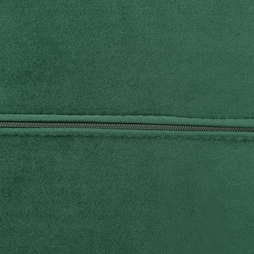 66" Green and Silver Velvet Lounge Chair HomeRoots