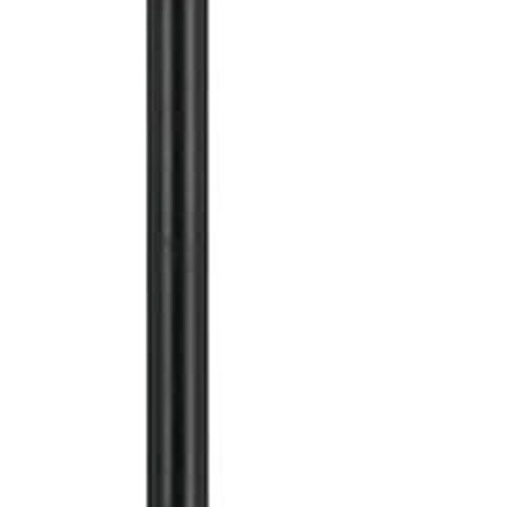 60" Bronze Traditional Shaped Floor Lamp With Tan Square Shade HomeRoots