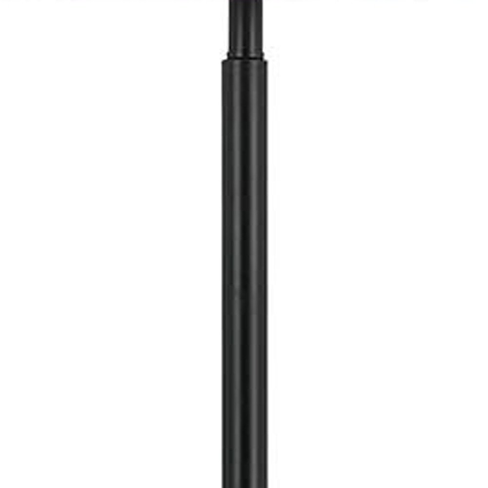 60" Bronze Traditional Shaped Floor Lamp With Tan Square Shade HomeRoots
