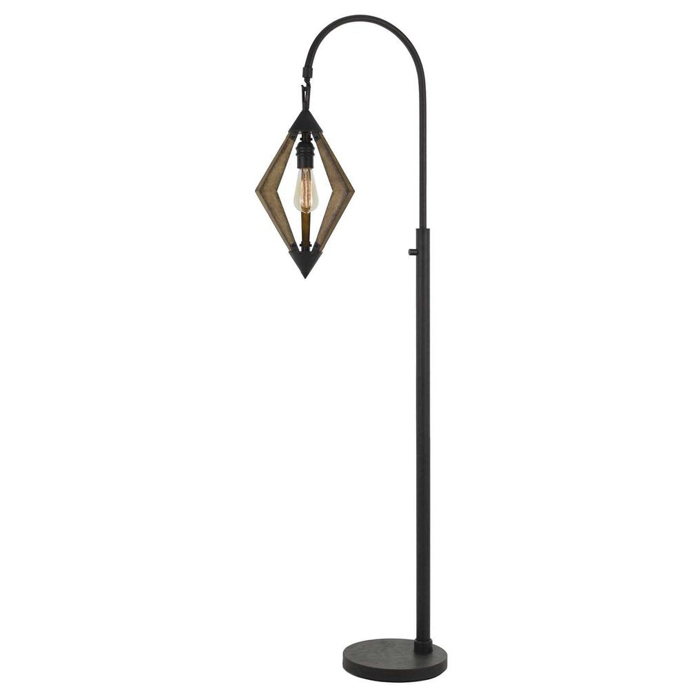 67" Black Traditional Shaped Floor Lamp — view 1