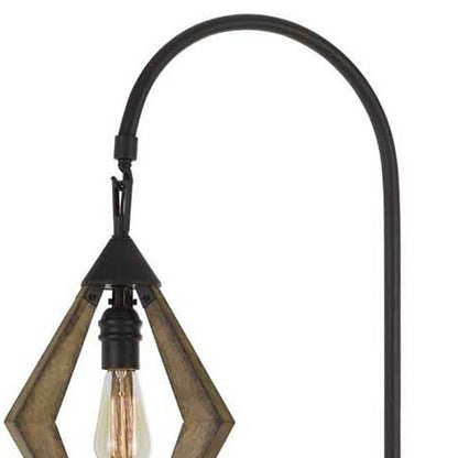 67" Black Traditional Shaped Floor Lamp HomeRoots