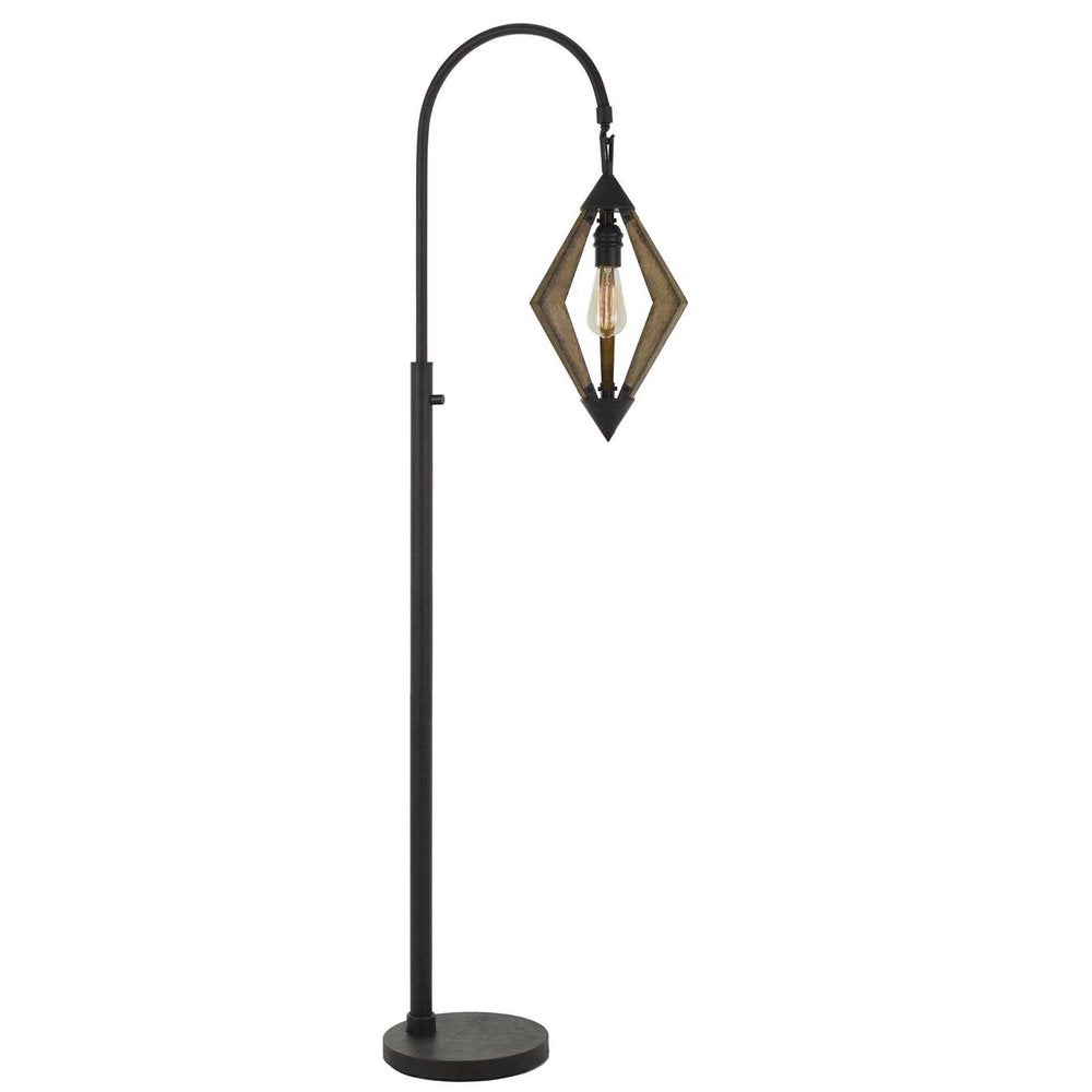 67" Black Traditional Shaped Floor Lamp HomeRoots