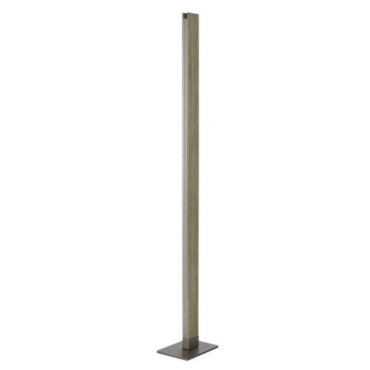61" Brown Led Traditional Shaped Floor Lamp HomeRoots