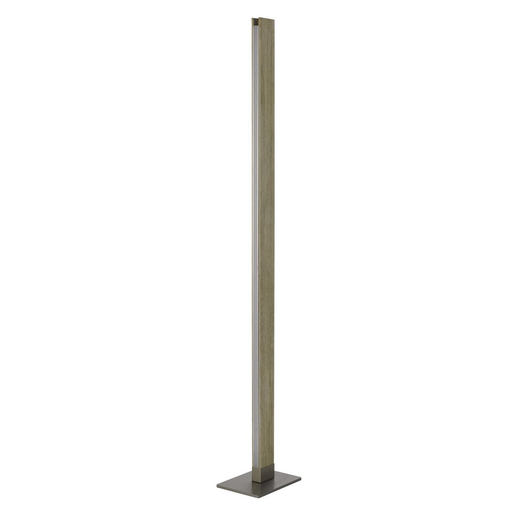 61" Brown Led Traditional Shaped Floor Lamp HomeRoots