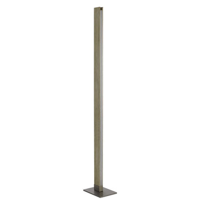 61" Brown Led Traditional Shaped Floor Lamp HomeRoots