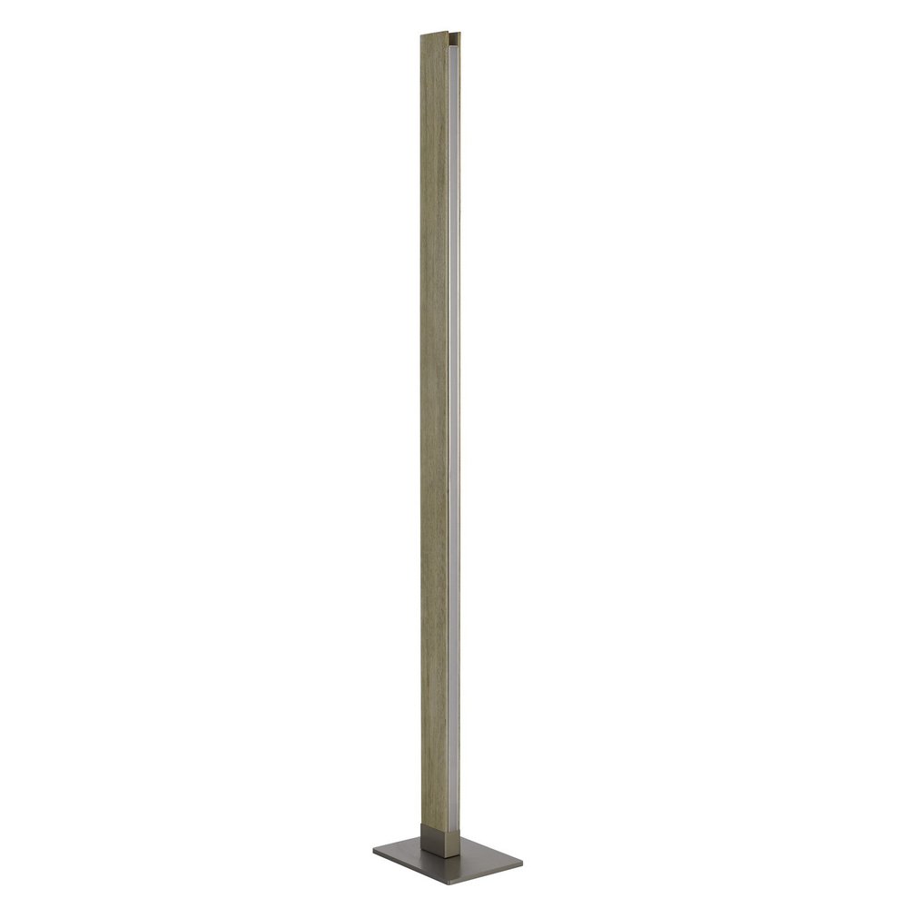 61" Brown Led Traditional Shaped Floor Lamp HomeRoots