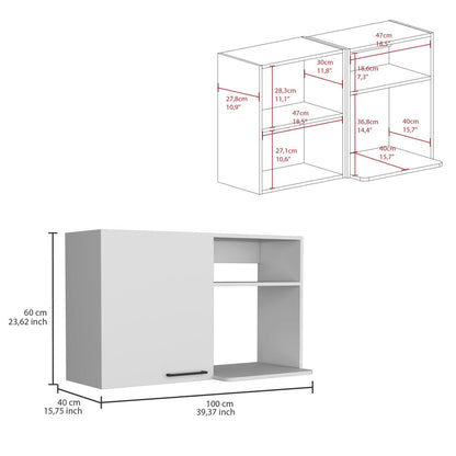 24" X 39" White Stainless Steel and Wood Utility Cabinet With Sink HomeRoots