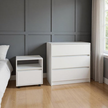 Two Piece White Bedroom Set HomeRoots