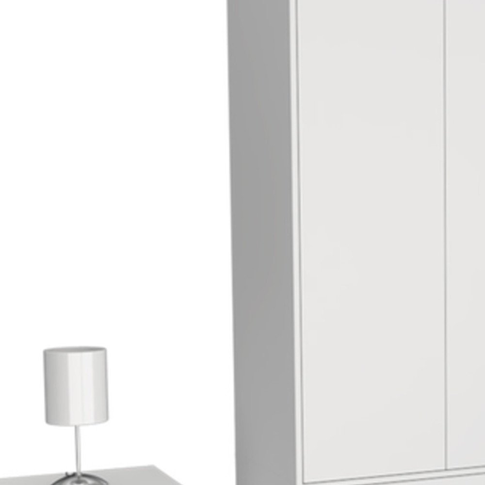 Three Piece White Bedroom Set — view 3