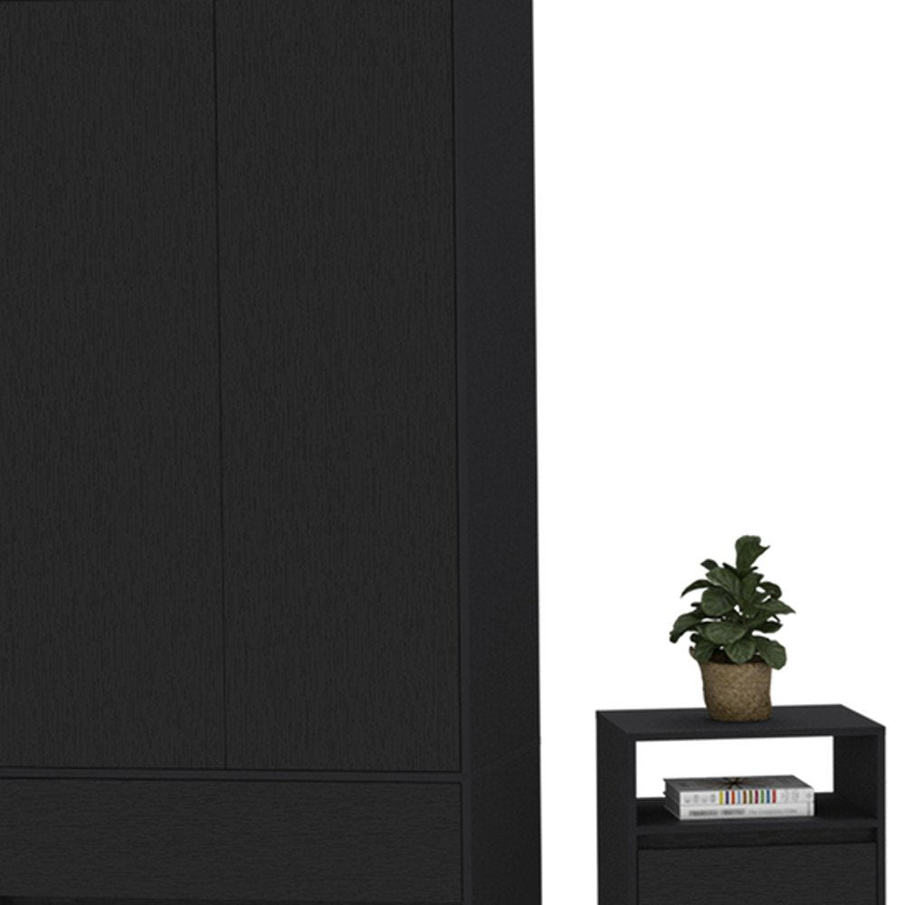 Three Piece Black Bedroom Set HomeRoots